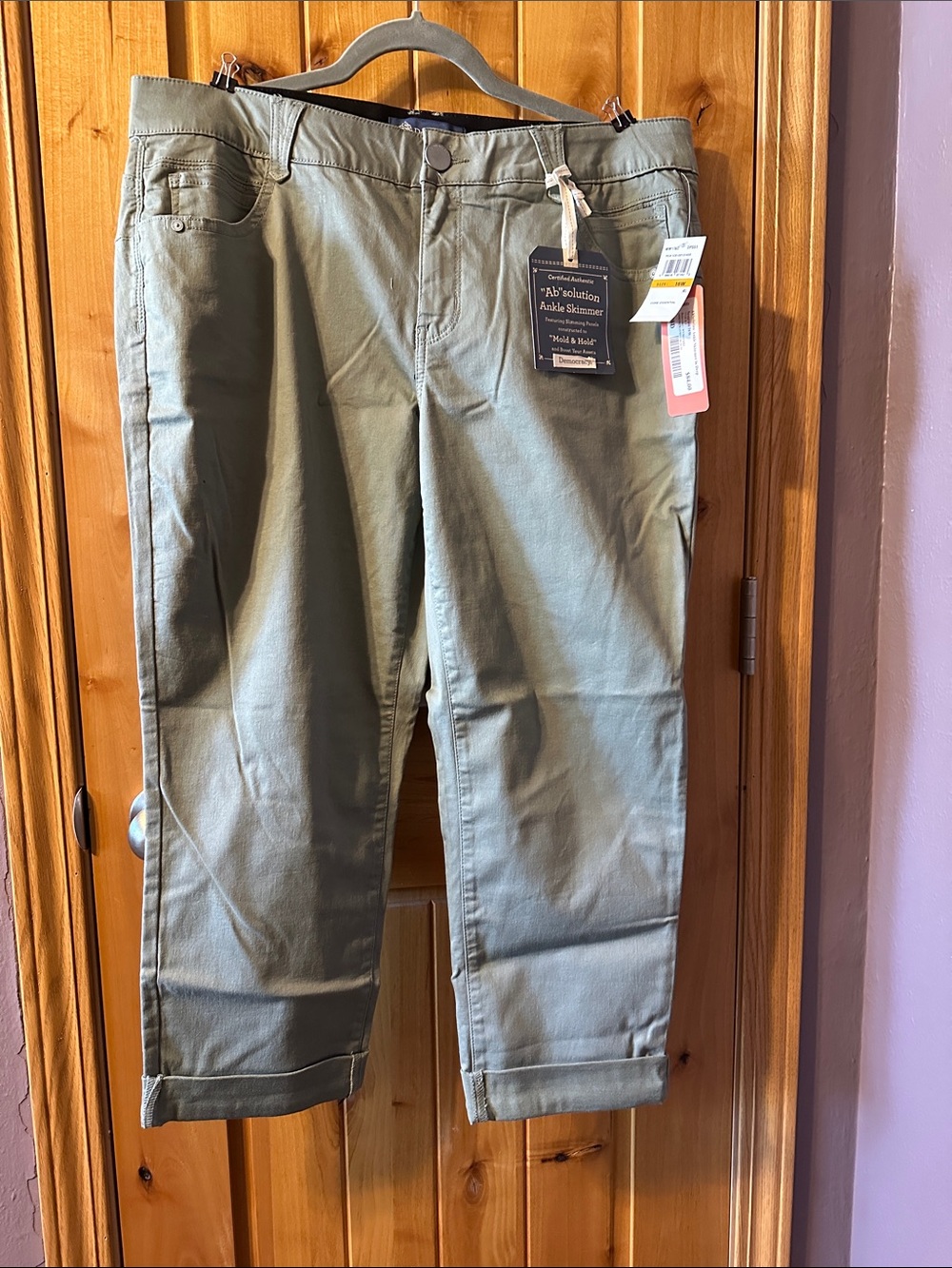 Democracy AbSolution  Ankle Skimmer Pants in Deep Seagrass